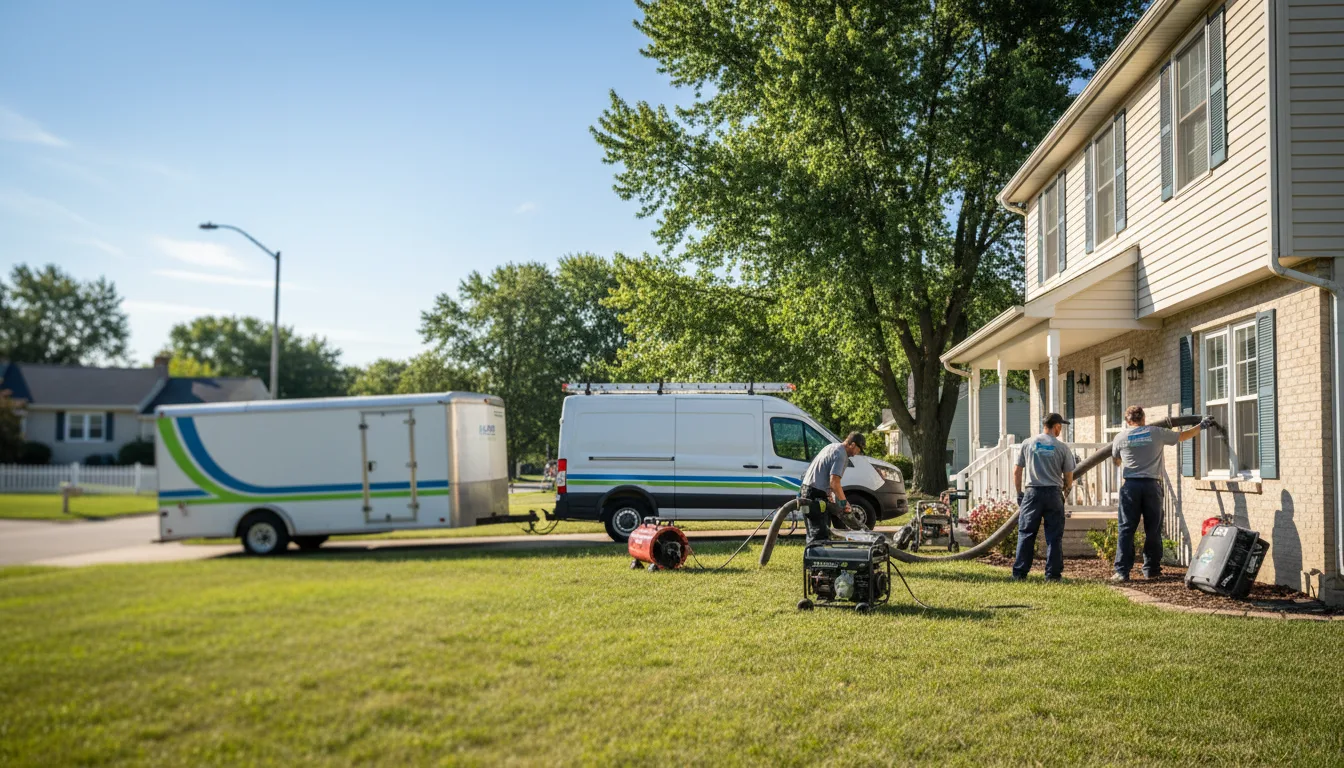 Flooded Basement Restoration And Cleanup With Repair in Lefor, ND near me